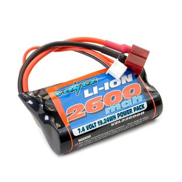 Voltz LiIon 7.4V 2600MAH Battery w/Deans Connector - FTX Vortex Havok Glader
