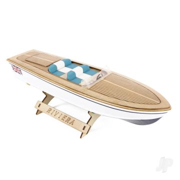 Riviera Motor Boat (410mm) | Wood RC Model Boat Kit