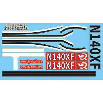 Xfly Twin Nova Decal Sheet