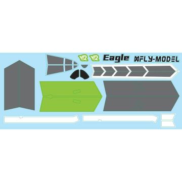 Xfly Eagle Decal Sheet - Green