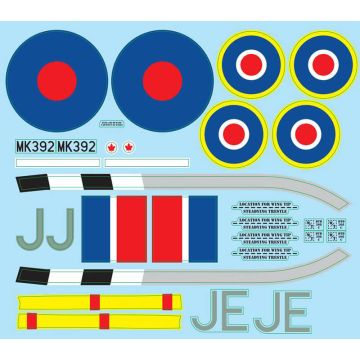 Xfly Supermarine Spitfire MkIX Decal Sheet - Green