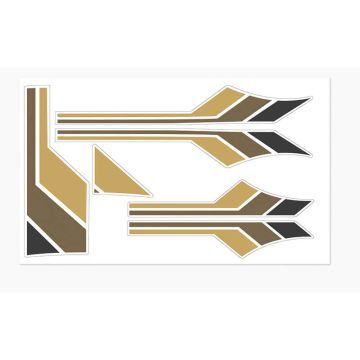 RC4WD Toyota 82-83 Body Decals (Brown)