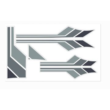 RC4WD Toyota 82-83 Body Decals (Grey)