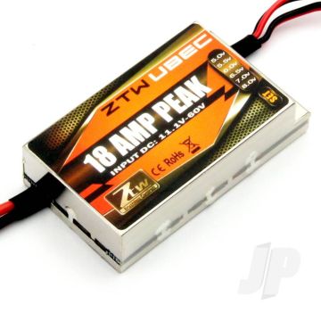 ZTW UBEC 12A Brushless RC Plane Universal Battery Elimination Circuit