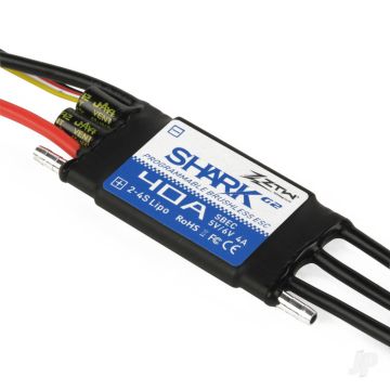 ZTW Shark G2 40A SBEC 32-Bit Water Cooled Brushless RC Boat Marine ESC (2-4 LiPo)